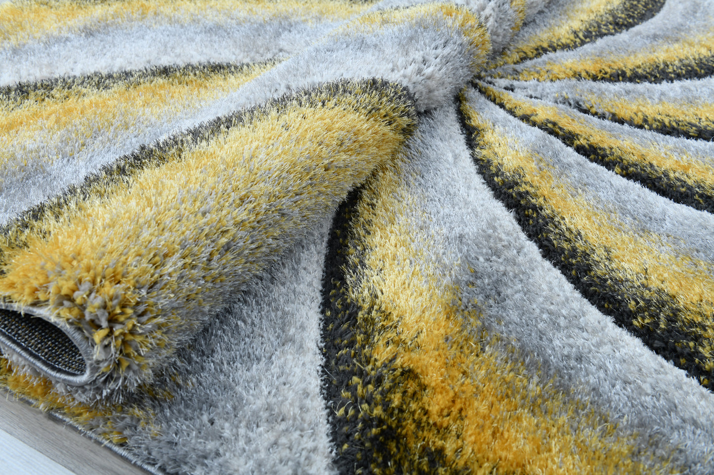 Lulu Modern 3D Carved Design Fluffy Texture Area Rug RT3116