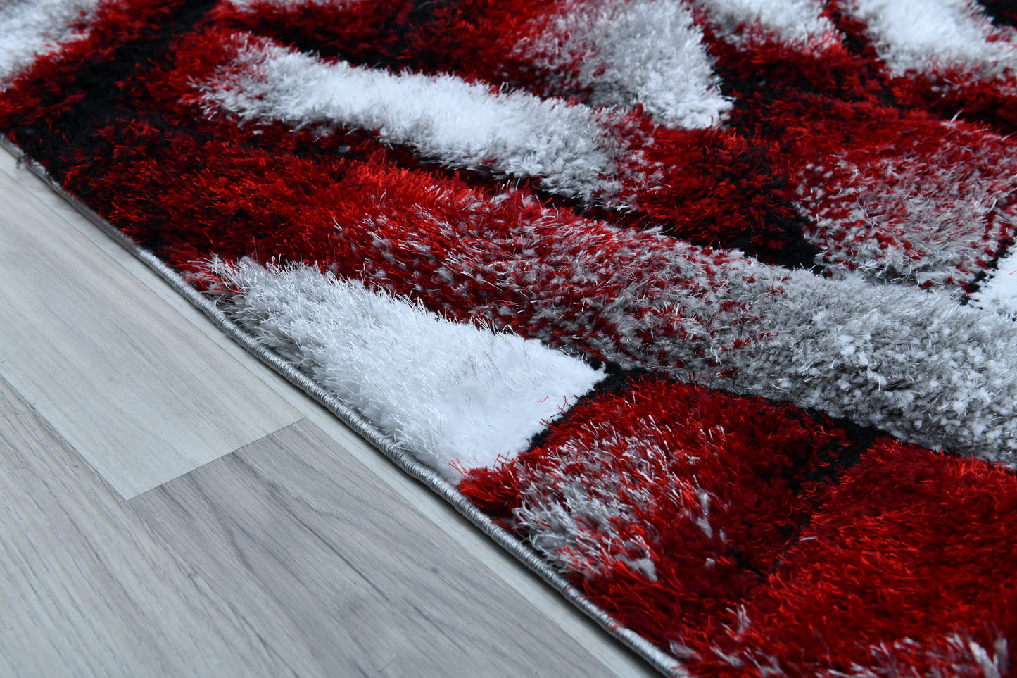 Lulu Modern 3D Carved Design Fluffy Texture Area Rug RT3031