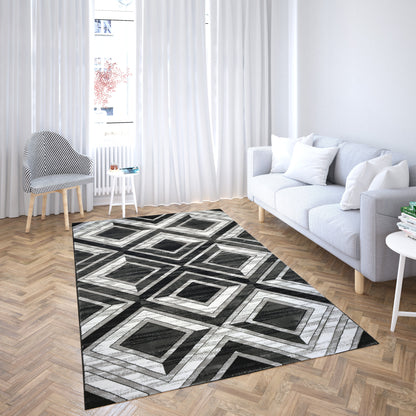 Aruba Collection Hand Carved Soft Area Rug with Exquisite 3D Design RT2604