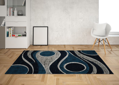 Aruba Collection Hand Carved Soft Area Rug with Exquisite 3D Design RT2603