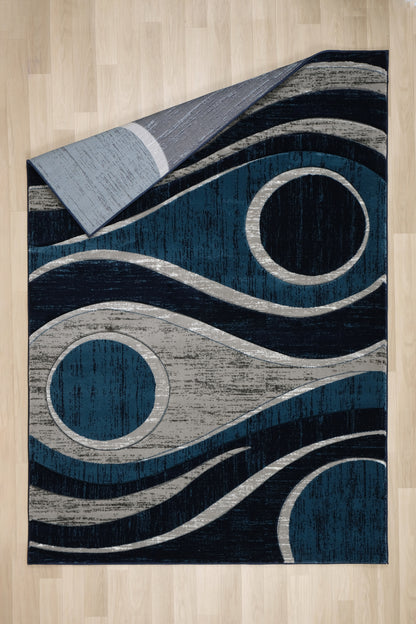 Aruba Collection Hand Carved Soft Area Rug with Exquisite 3D Design RT2603