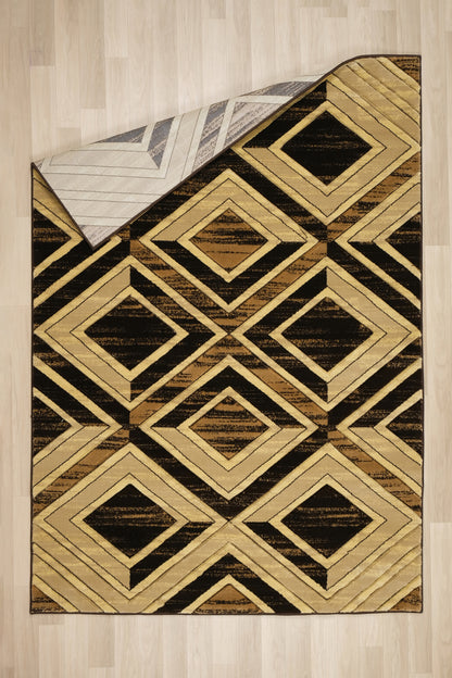 Aruba Collection Hand Carved Soft Area Rug with Exquisite 3D Design RT2604