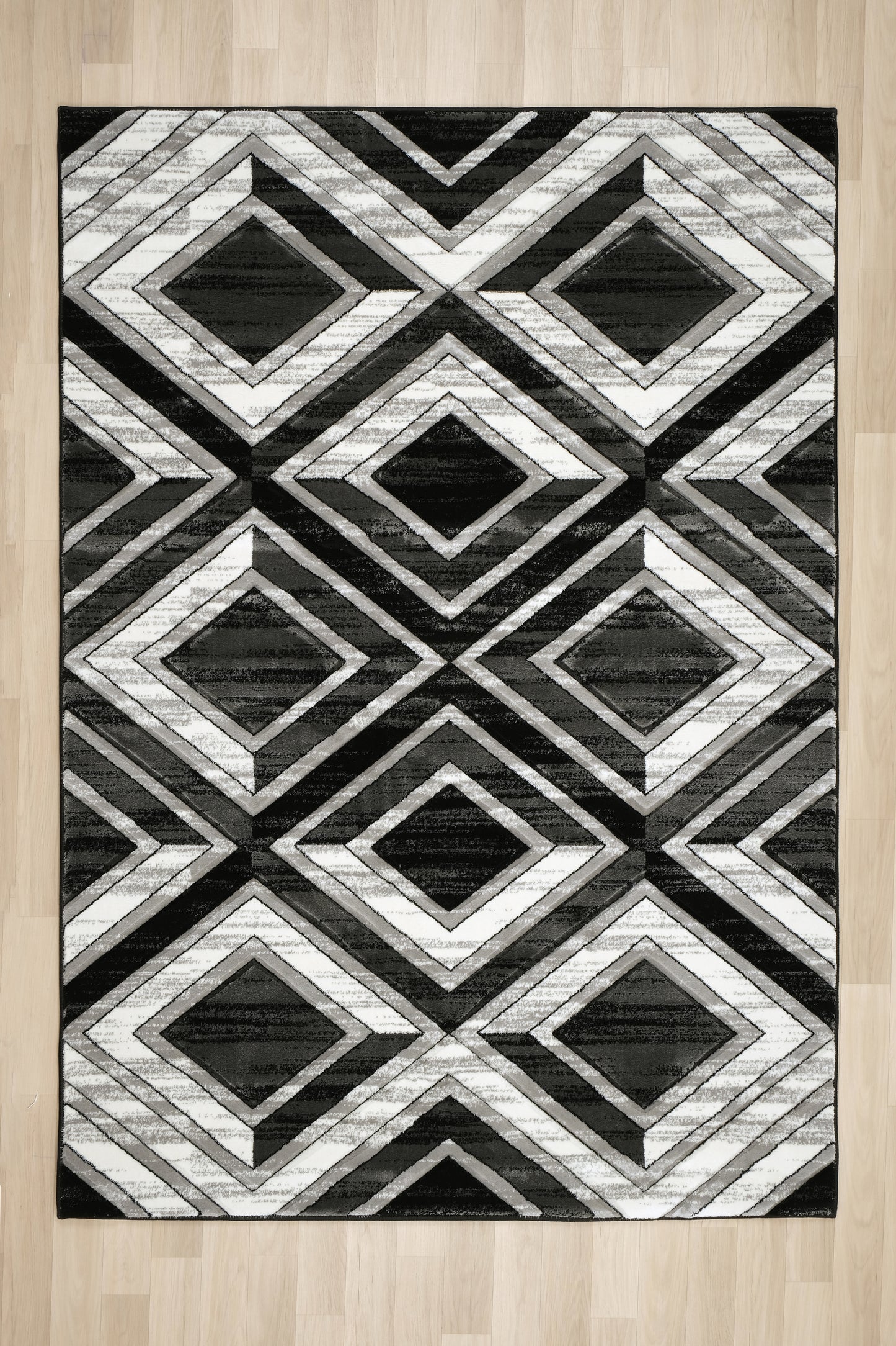 Aruba Collection Hand Carved Soft Area Rug with Exquisite 3D Design RT2604