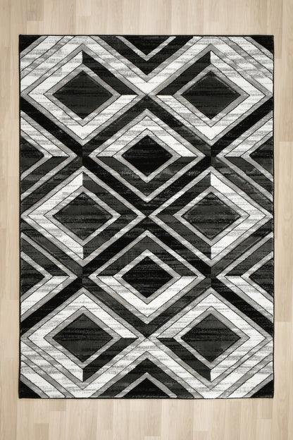 Aruba Collection Hand Carved Soft Area Rug with Exquisite 3D Design RT2604