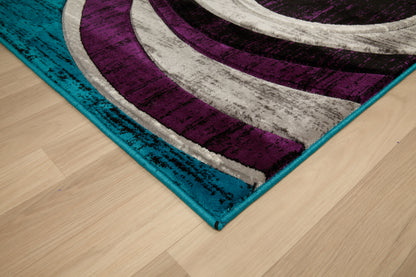 Aruba Collection Hand Carved Soft Area Rug with Exquisite 3D Design RT2603