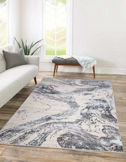 Modern Traditional Area Rug. Artificial Intelligence Design with 3D Affect