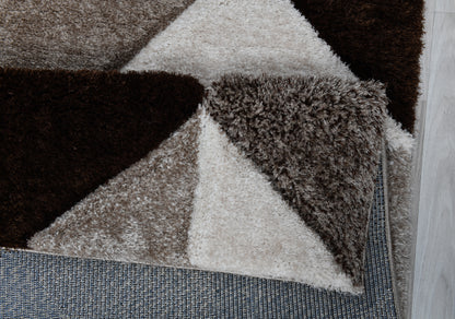 Lulu Modern 3D Carved Design Fluffy Texture  Area Rug RT3114