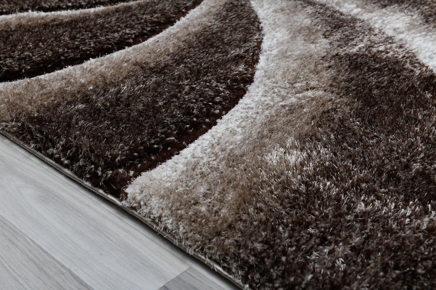 Lulu Modern 3D Carved Design Fluffy Texture  Area Rug RT3116