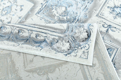 Modern Traditional Area Rug. Artificial Intelligence Design with 3D Affect Rt8403