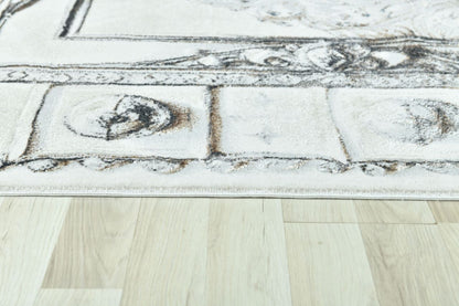 Modern Traditional Area Rug. Artificial Intelligence Design with 3D Affect Rt84000