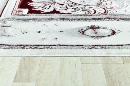 Modern Traditional Area Rug. Artificial Intelligence Design with 3D Affect Rt8402