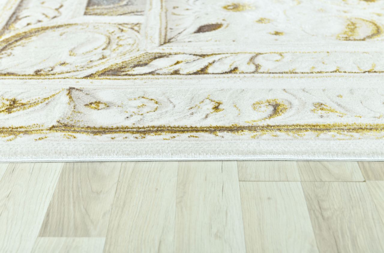 Modern Traditional Area Rug. Artificial Intelligence Design with 3D Affect Rt8401