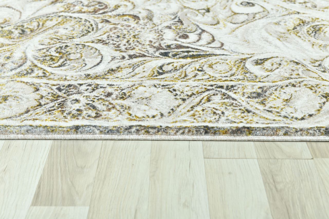 Modern Traditional Area Rug. Artificial Intelligence Design with 3D Affect Rt8405