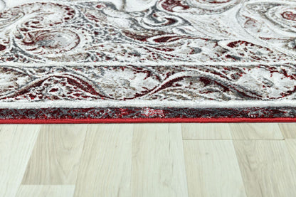 Modern Traditional Area Rug. Artificial Intelligence Design with 3D Affect Rt8405