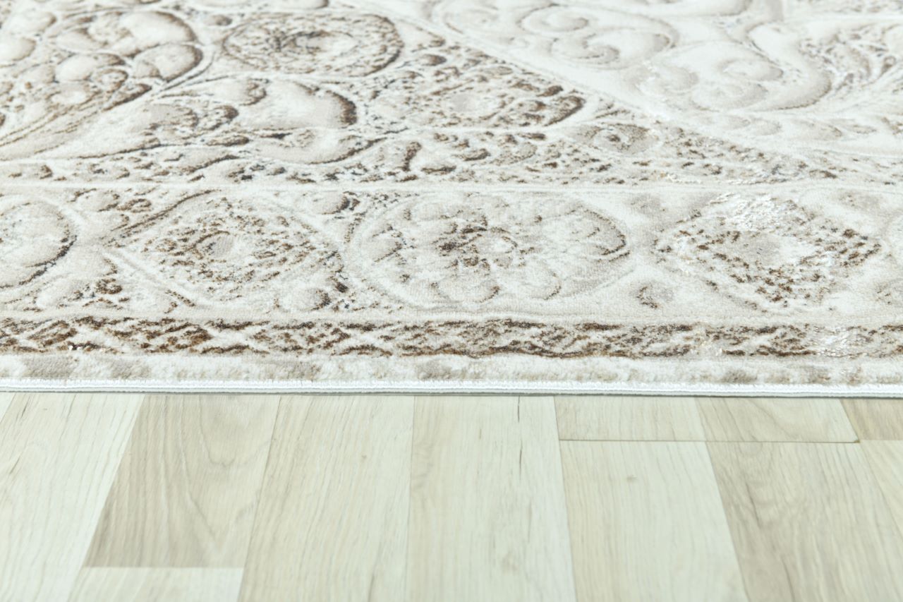 Modern Traditional Area Rug. Artificial Intelligence Design with 3D Affect Rt8406