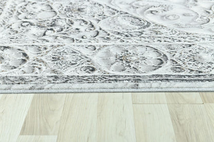 Modern Traditional Area Rug. Artificial Intelligence Design with 3D Affect Rt8406