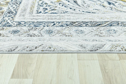 Modern Traditional Area Rug. Artificial Intelligence Design with 3D Affect Rt8408