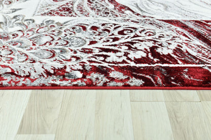 Modern Traditional Area Rug. Artificial Intelligence Design with 3D Affect Rt8409